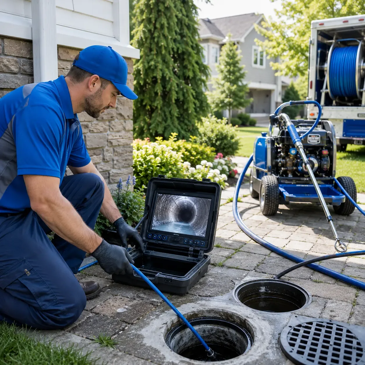 Outdoor drain cleaning professionals serving Dodgeville, WI